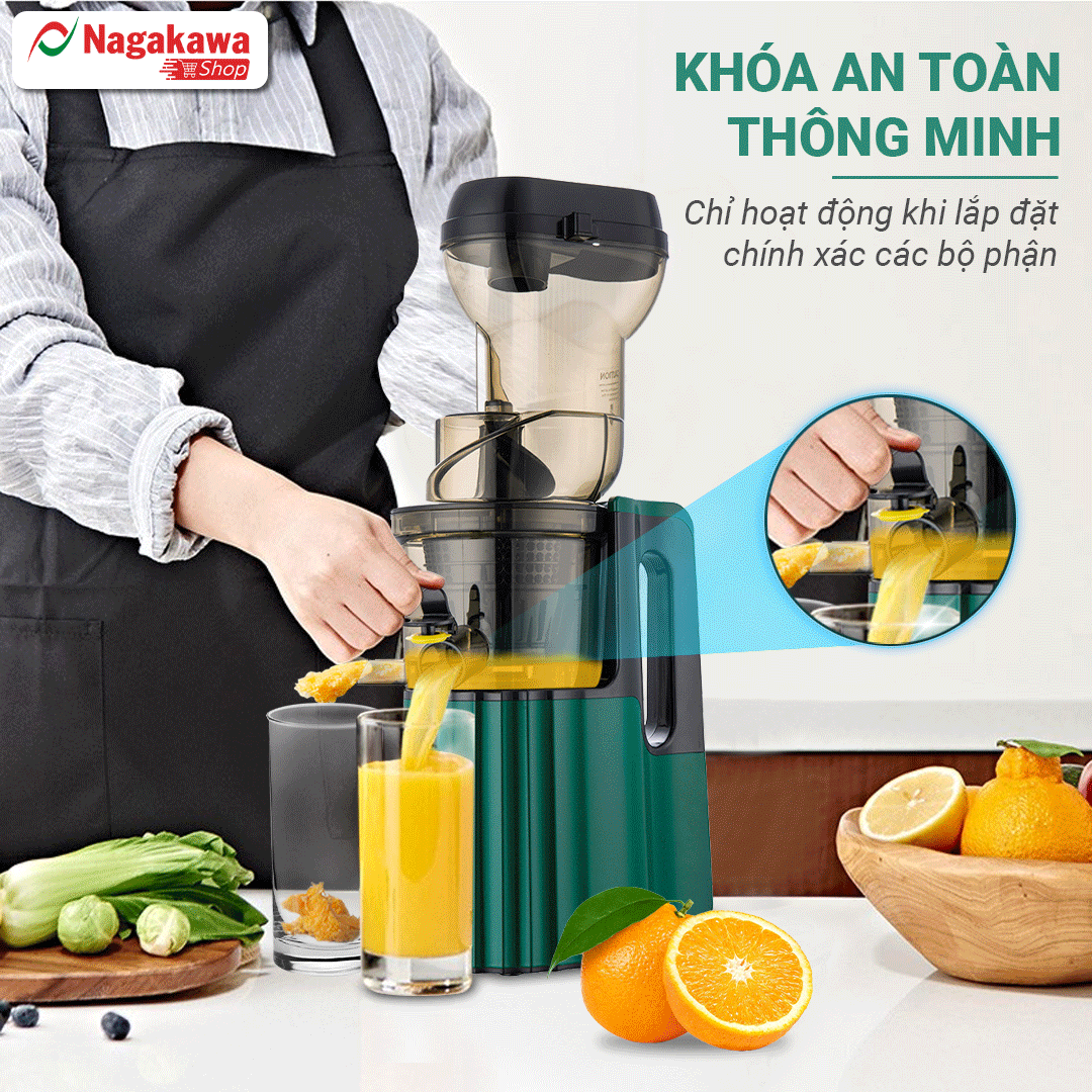 Máy ép chậm Nagakawa NAG0817
