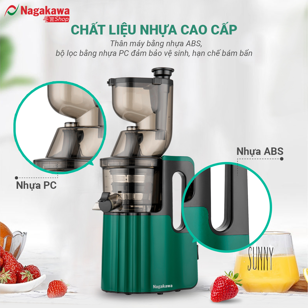 Máy ép chậm Nagakawa NAG0817