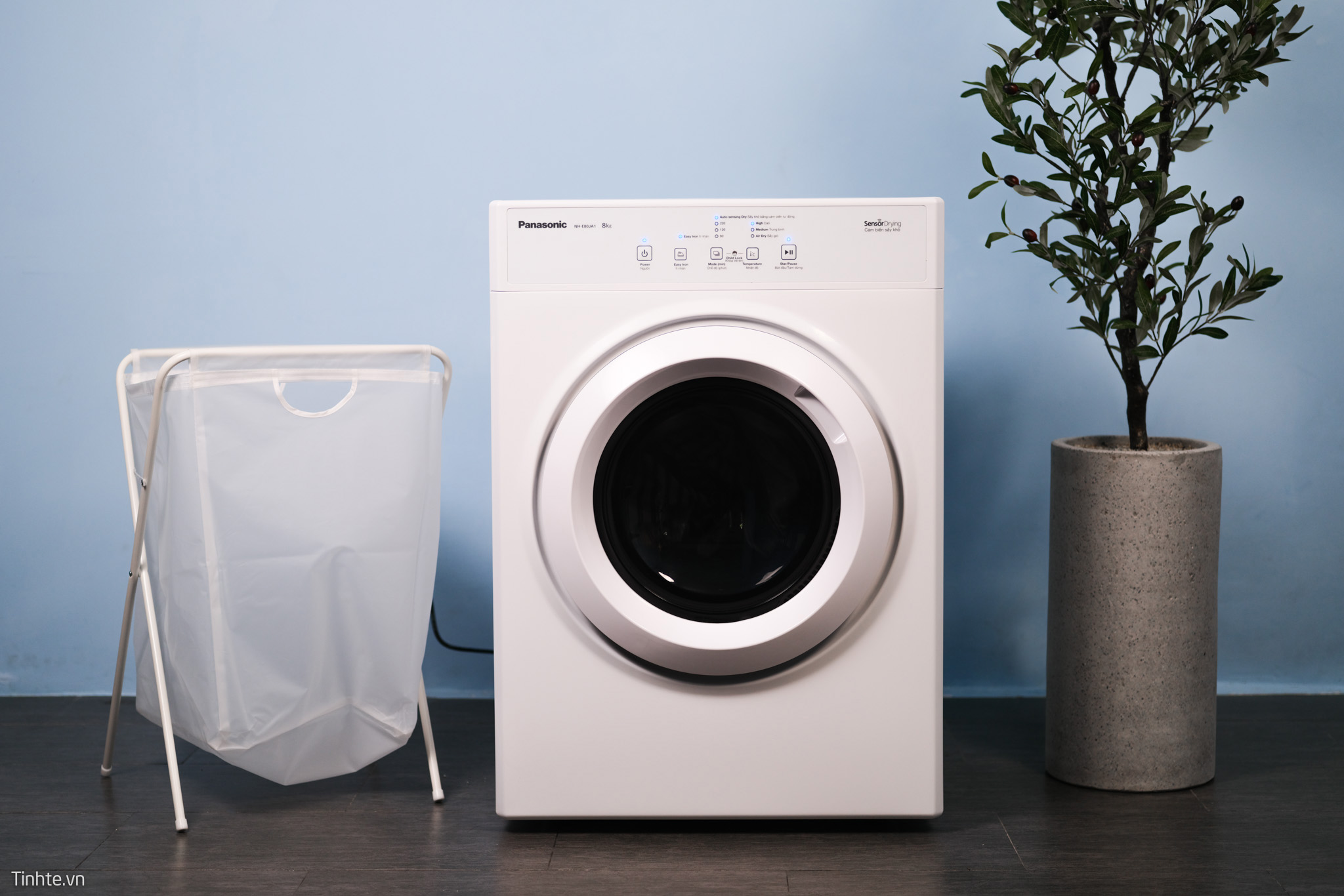 Máy Sấy Panasonic NH-E80JA1WVT 8kg thông hơi