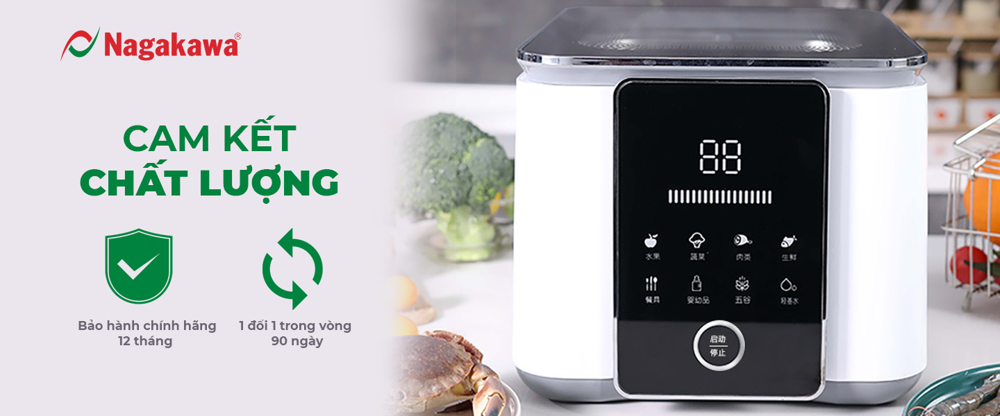 Máy khử khuẩn thực phẩm Nagakawa NAG3906