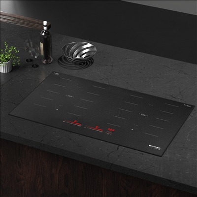 Bếp từ đôi Kocher X-NANO 8 mặt kính tinh thể X-Nano, 4000W, Đức, sôi liu riu
