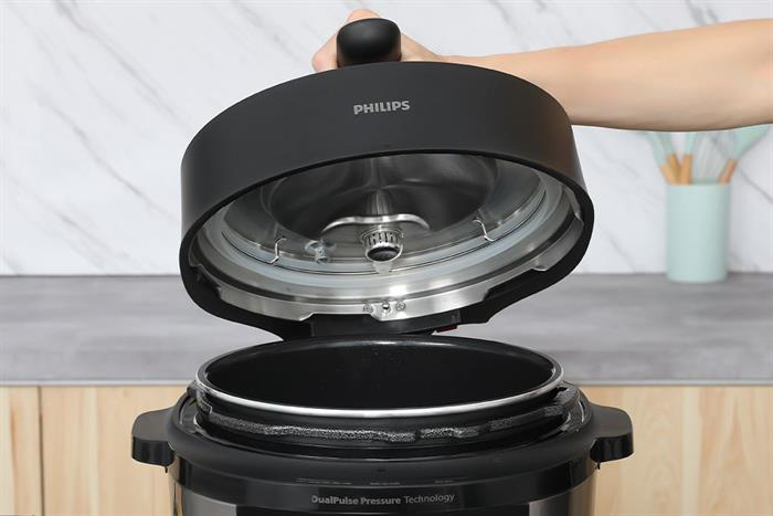 Nồi áp suất Philips điện tử HD2616/70 6 lít