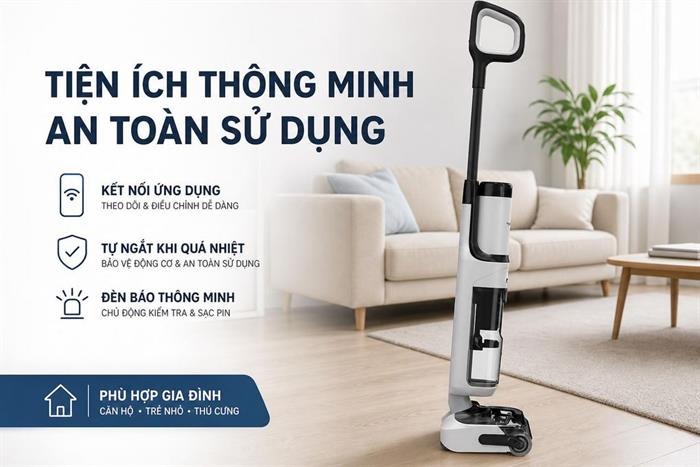 Máy hút bụi lau sàn khô ướt TINECO S6 MAX