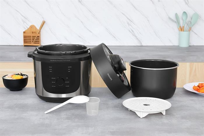 Nồi áp suất Philips điện tử HD2616/70 6 lít