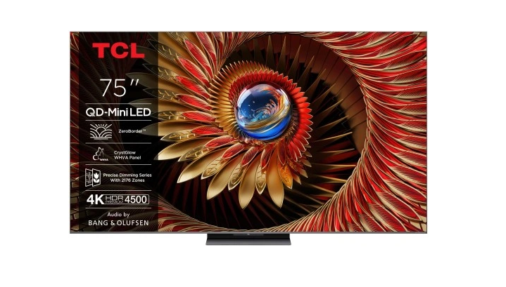 Tivi TCL QD-Mini LED AI 4K 75 Inch 75C8K 144hz mới 2025