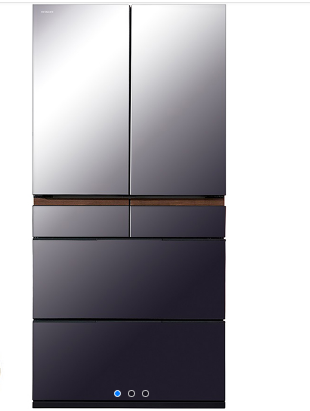 Tủ lạnh Hitachi R-GW670TV XM, 6 cửa ,670L ,làm đá tự động , mặt gương xám khói