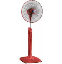 Quạt cây MITSUBISHI  LV16CYRD 3 cánh 47W màu đỏ có điều khiển từ xa