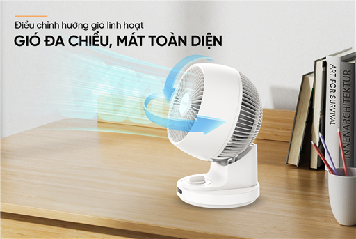 Quạt tuần hoàn Sunhouse Apex APF7310W 3 cánh 22W