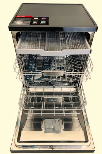 Máy rửa bát Kocher X15B PRO 17 bộ, Sấy lưu trữ 168h, sấy khô hoàn toàn