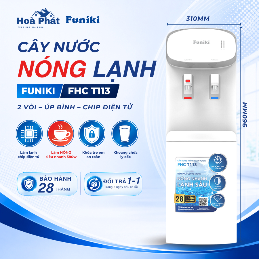 Cây nước nóng lạnh Hòa Phát FHC T113