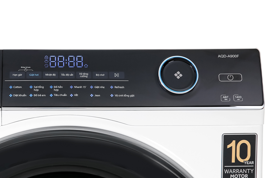 Máy giặt Aqua AQD-A900F.W Inverter 9 KG Mới 2021