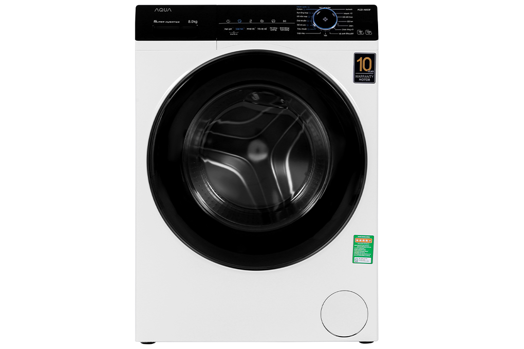 Máy giặt Aqua AQD-A800F.W Inverter 8 KG