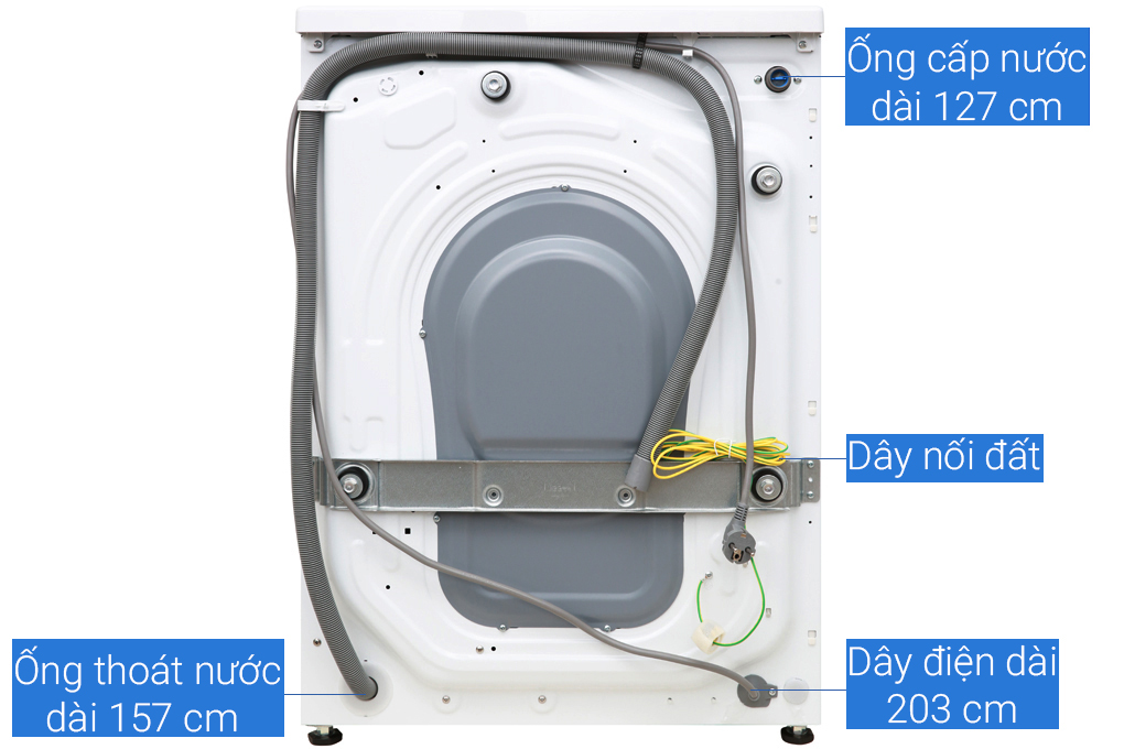 Máy giặt Aqua AQD-D850E.W Inverter 8.5 kg