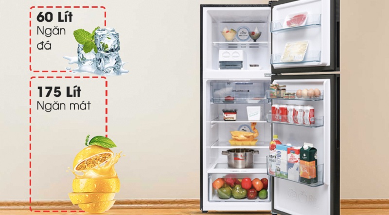 Tủ lạnh Aqua AQR-T249MA(SV) Inverter 235 lít