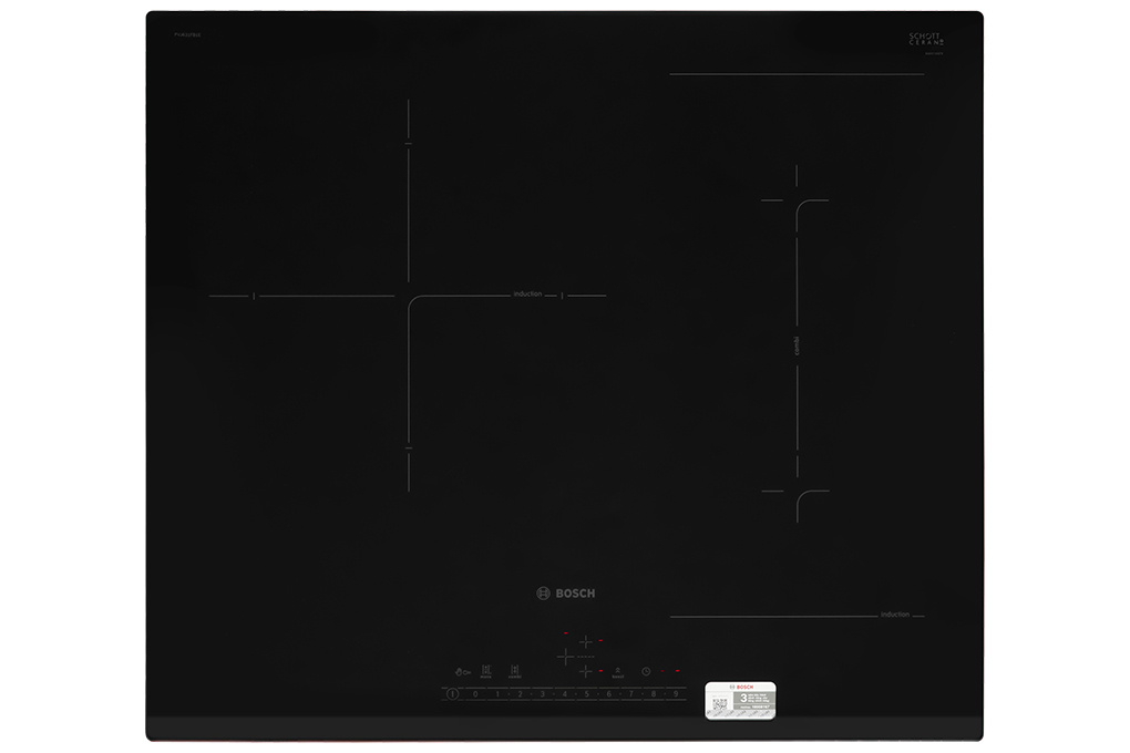 Bếp từ Bosch PVJ631FB1E Seri 6 7400W 3 vùng nấu