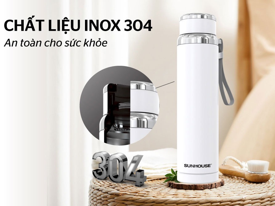 Bình giữ nhiệt Flexi Sunhouse KS-TU920FW (920ml)