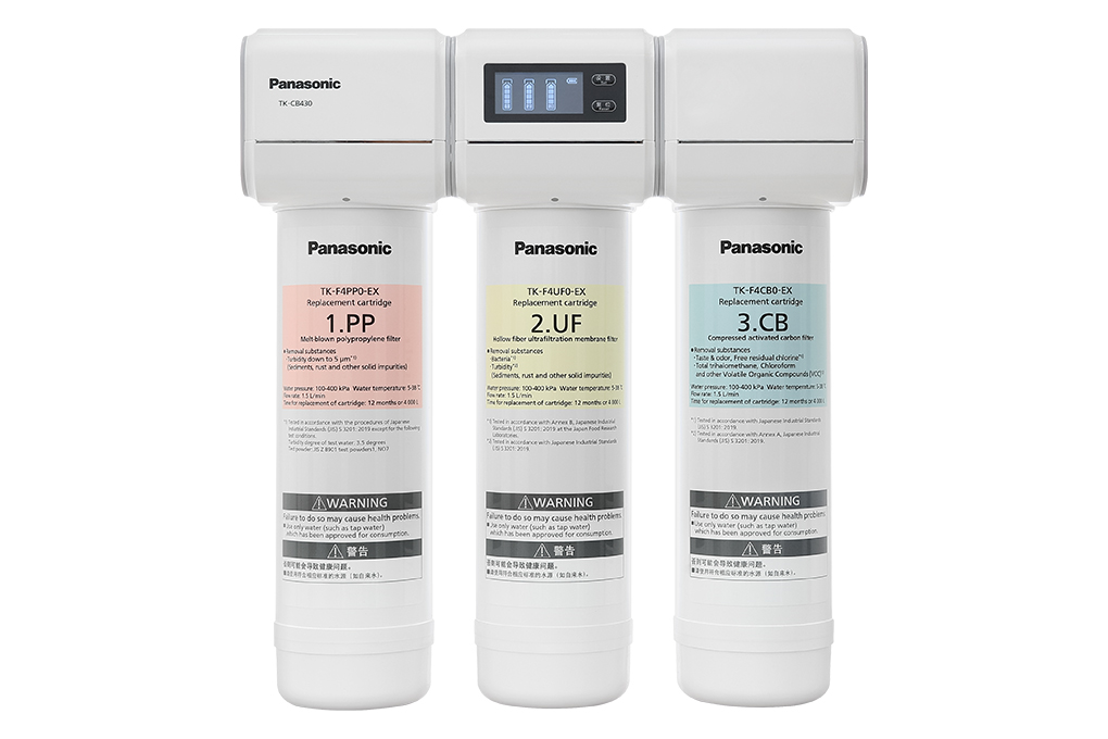 Máy lọc nước UF âm tủ Panasonic TK-CB430-ZEX 3 cấp lọc để gầm