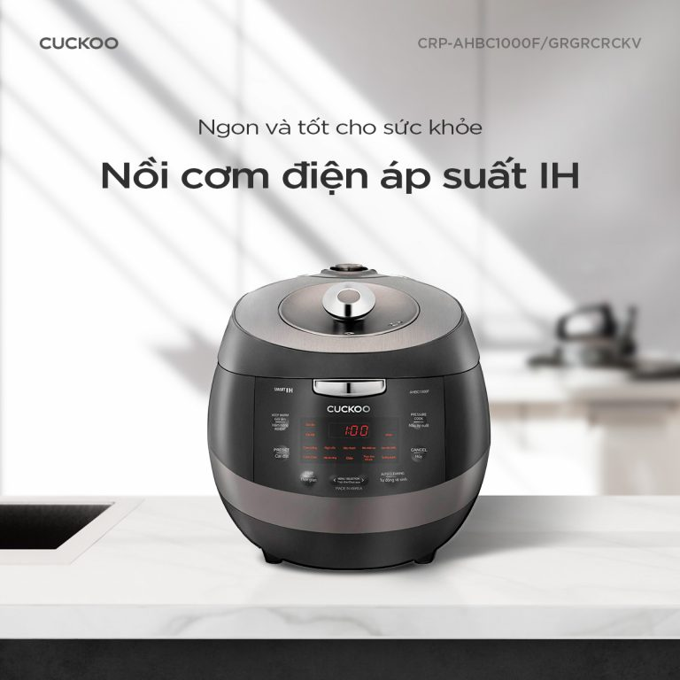 Nồi Cơm Điện Tử Áp Suất Cao Tần Cuckoo CRP-AHBC1000F/GRGRCRCKV