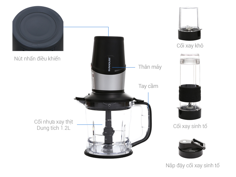 Máy xay sinh tố đa năng SUNHOUSE SHD5340