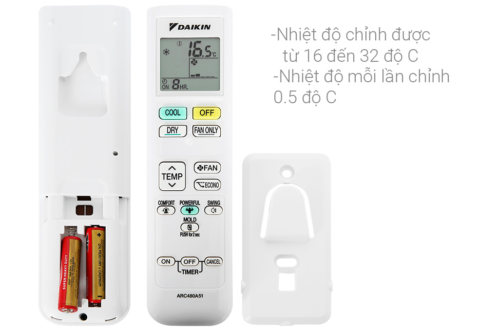 Điều hòa Daikin 1 chiều Inverter 9.000Btu FTKB25WAVMV