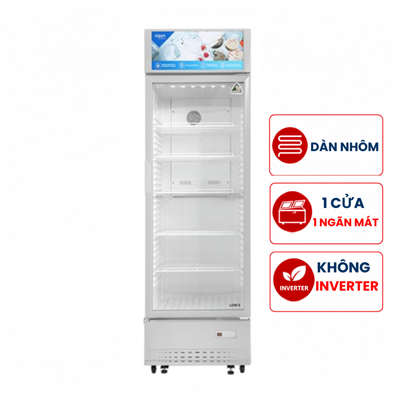 Tủ mát Aqua AQS-AF440S 320 lít