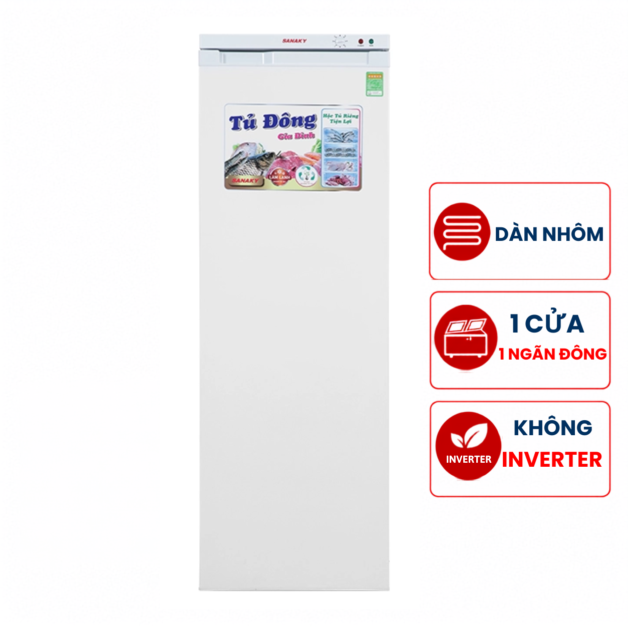 Tủ đông Sanaky VH-230VD 213 lít