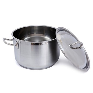 Nồi Fivestar  inox 304 3 đáy Romannắp kính P18 FPN18001