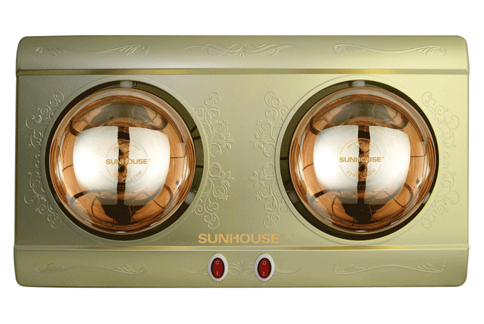 Đèn sưởi nhà tắm 2 bóng Sunhouse SHD3812 | Hệ thống Điện máy Eco ...