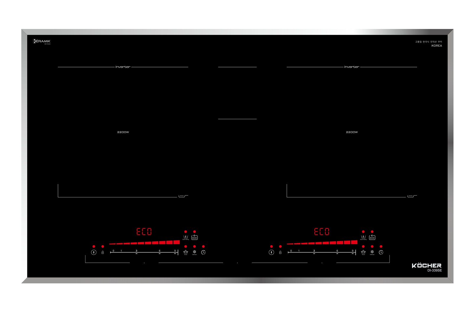 Bếp từ đôi Kocher DI-339SE