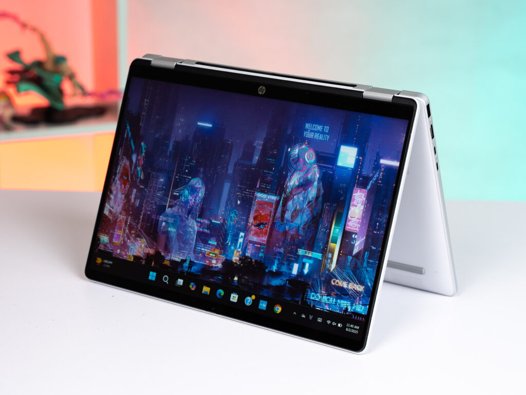 Máy tính xách tay HP OmniBook 5 Flip HP14-FB0013DX (Core 5.120U/RAM 8GB/SSD 512GB/14.0 inch  2K Touch/Win 11/Bạc_B5UJ3UA)