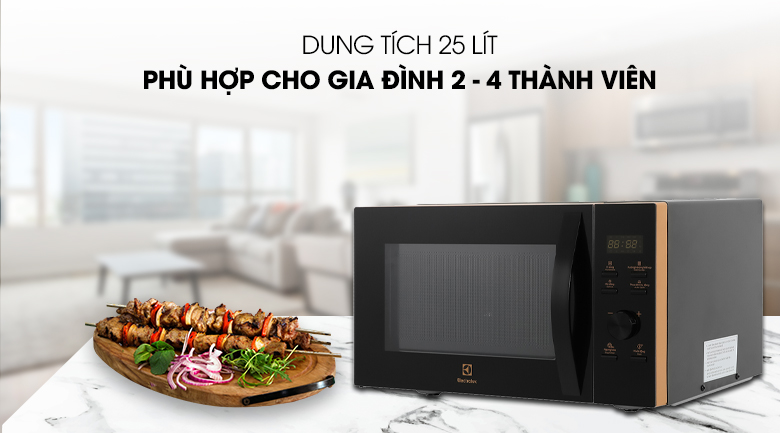 Lò vi sóng có kết hợp nướng 25 lít Electrolux EMG25D59EB