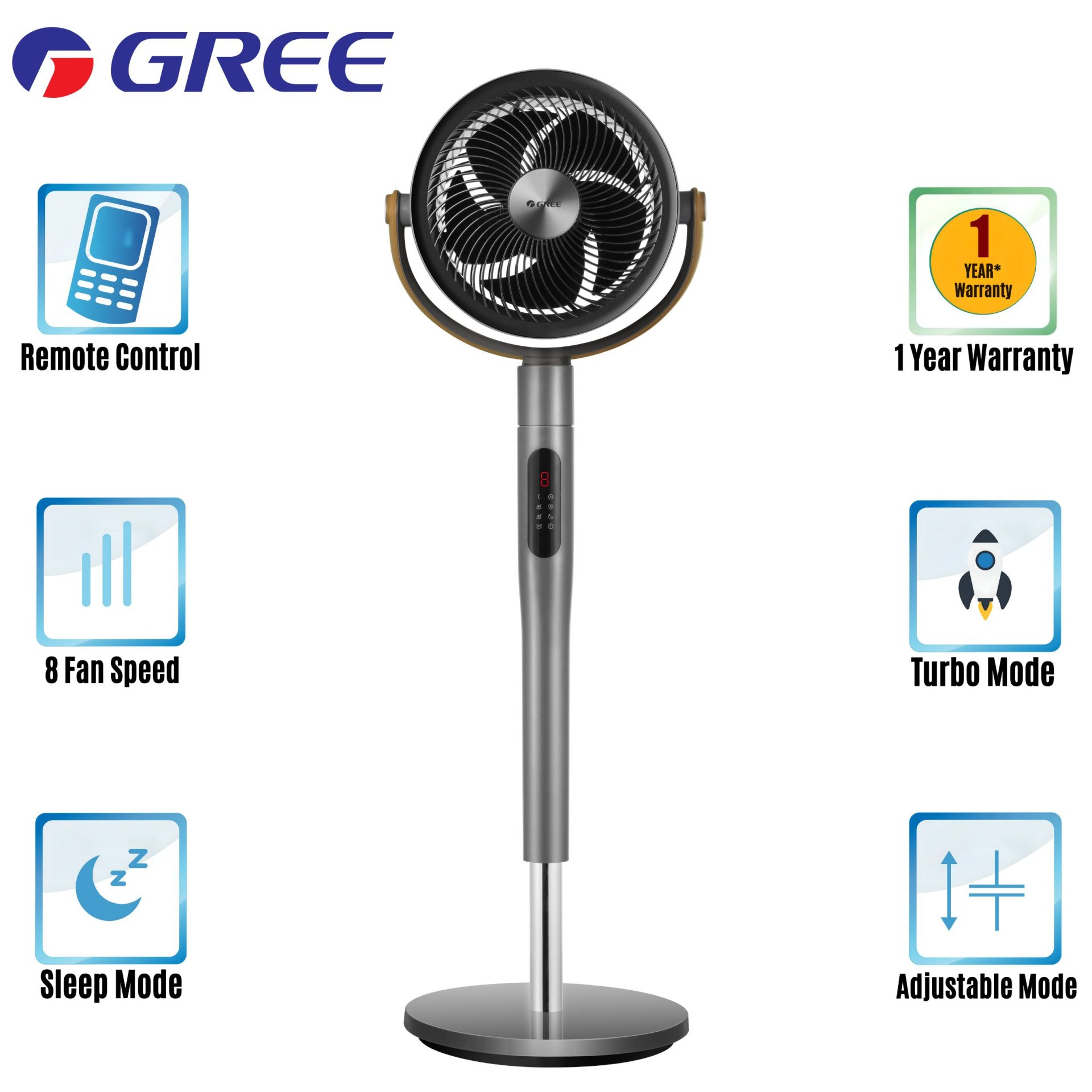 Quạt tuần hoàn Gree FXDZ-2305BG5