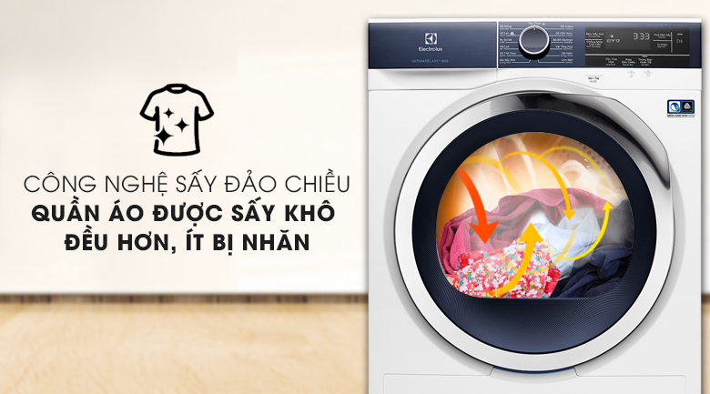 Máy sấy Electrolux EDH903BEWA 9 Kg Inverter bơm nhiệt