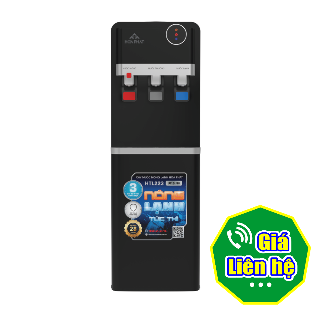 Cây nước nóng lạnh Hòa Phát HTL223 chip úp bình 580W