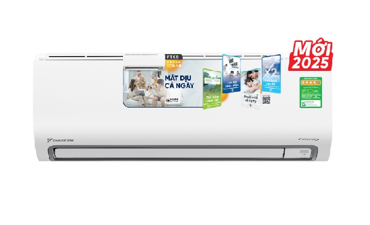 Điều hòa Daikin 1 chiều 12000Btu Inverter FTKB35ZVMV mới 2025