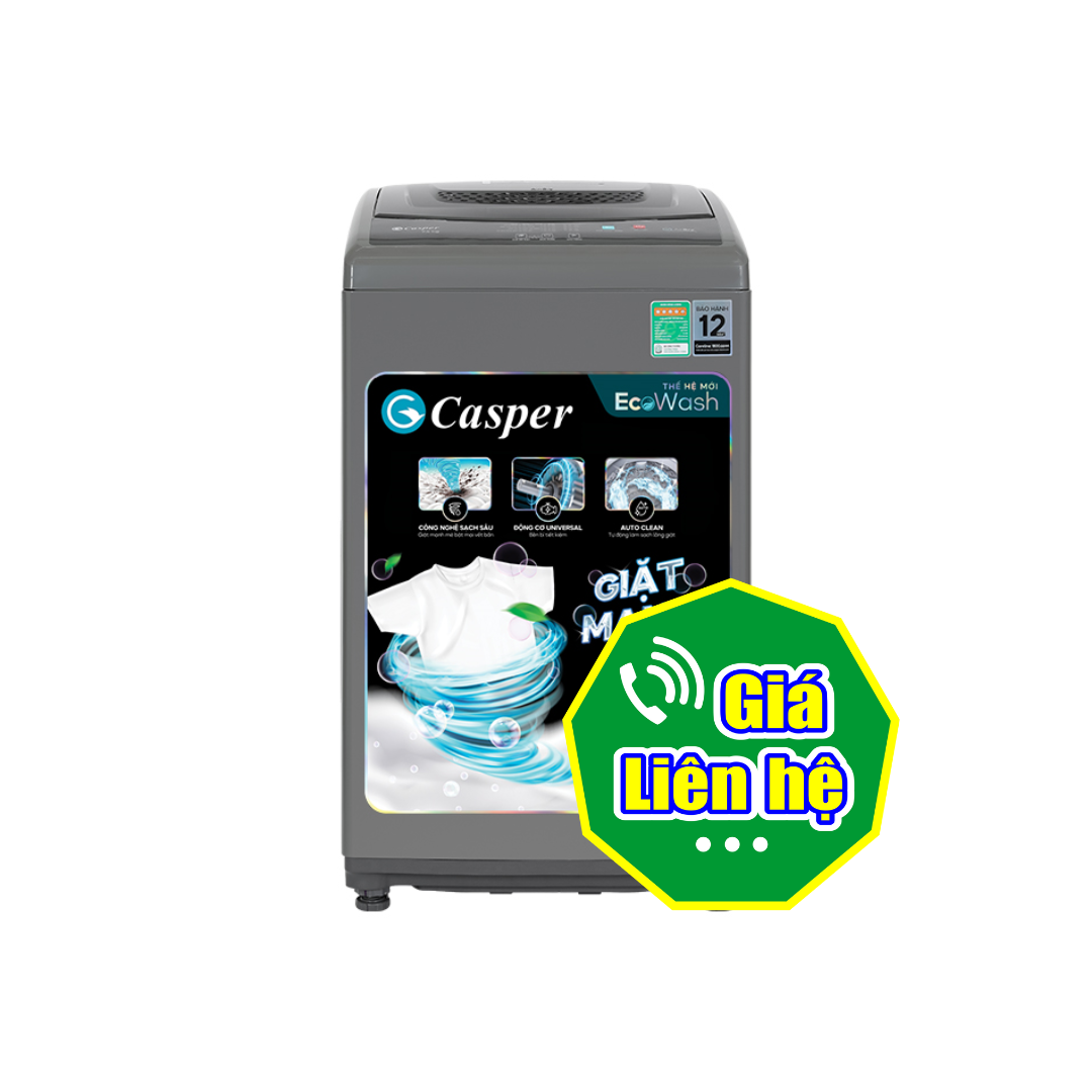 Máy giặt Casper WT-75NG1 7.5 kg cửa trên