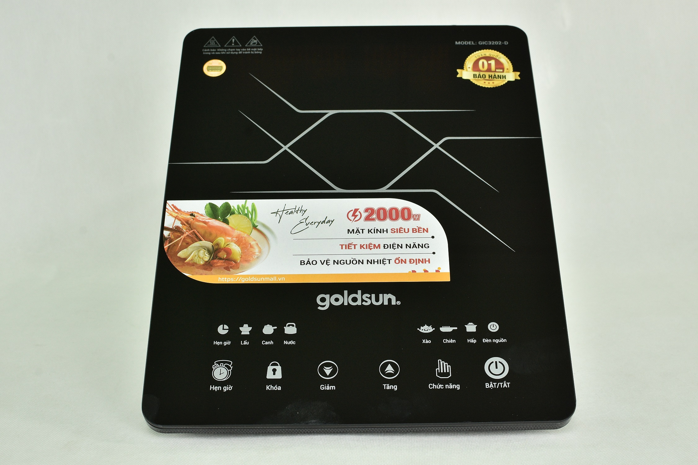 Bếp điện từ đơn Goldsun GIC3202-D