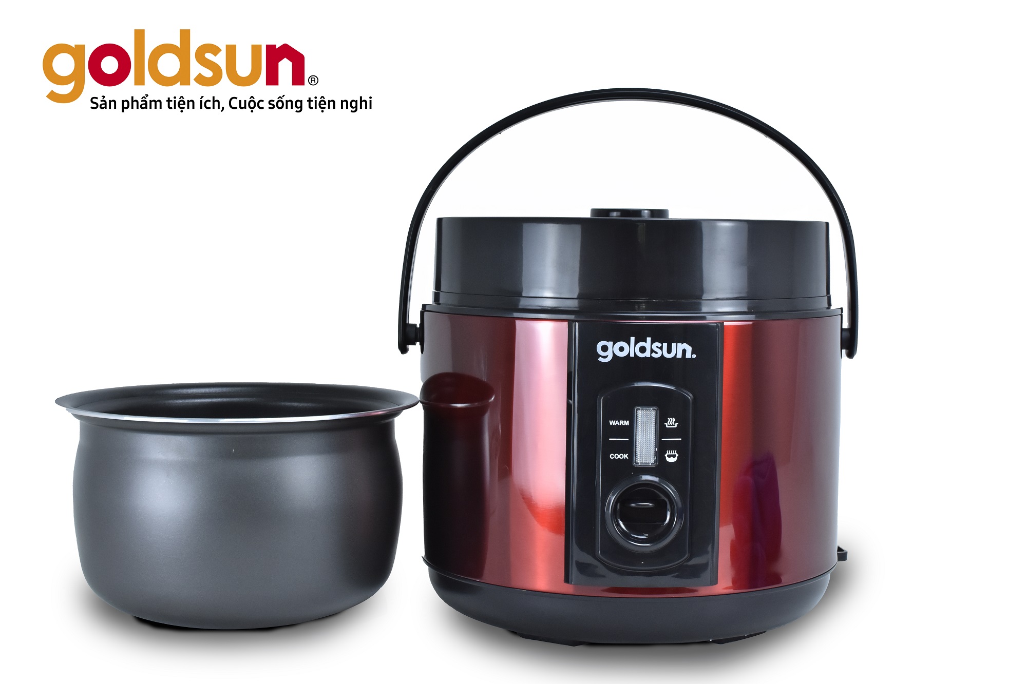 Nồi cơm điện Goldsun GRC5043 1.8 lít lòng niêu