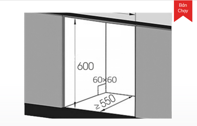 Máy rửa bát Texgio Dishwasher H595DT08S - 8 Bộ