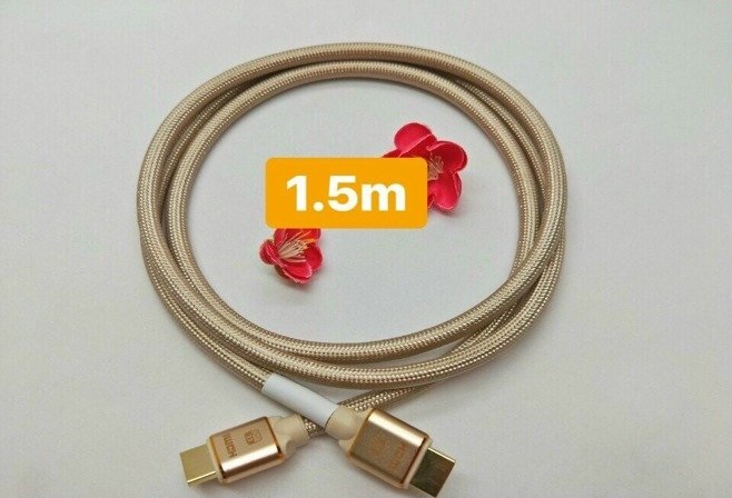 Cáp HDMI 1.5m màu vàng chuẩn 2.0 tín hiệu 4K