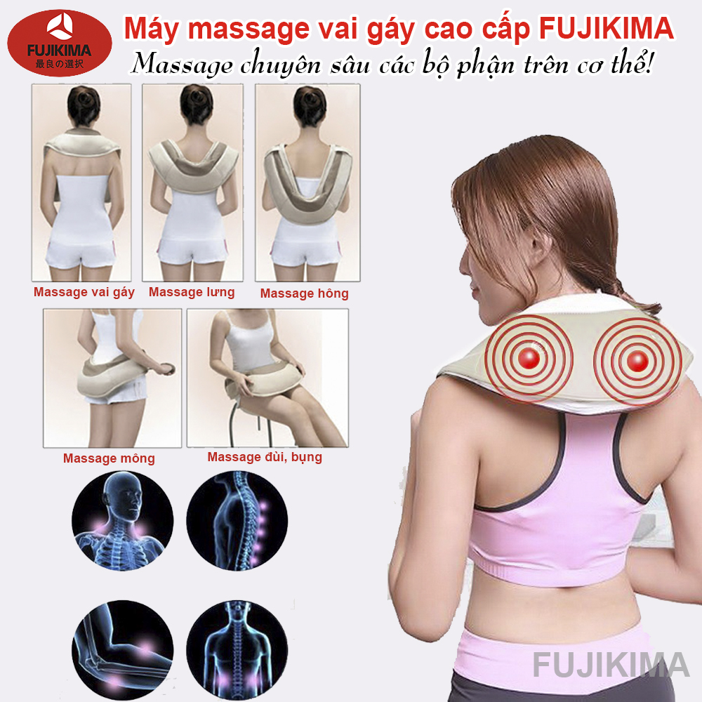 Đai massage Vai gáy Fujikima FJ 264K cao cấp