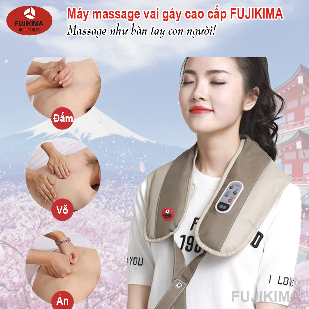 Đai massage Vai gáy Fujikima FJ 264K cao cấp