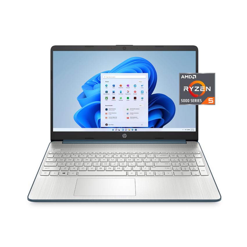 Máy tính xách tay HP 15 EF2126 (R5 5500U/8GB/256GB SSD/15.6 FHD/Win/Xanh/ Nhập khẩu)