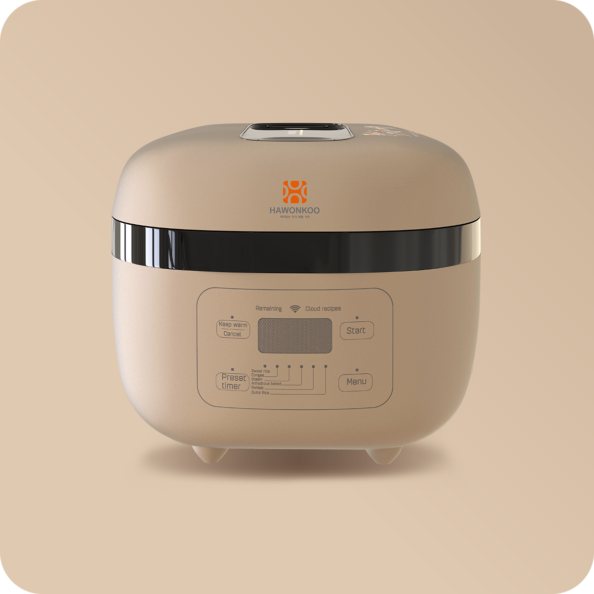 Nồi cơm điện cao tần Hawonkoo RCH-152-IH-CF 1.8 lít màu nâu