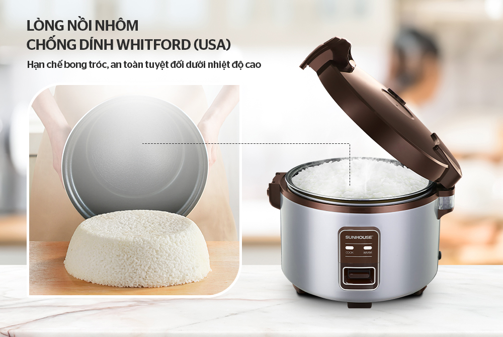 Nồi cơm điện Sunhouse SHD8307 3.6 lít