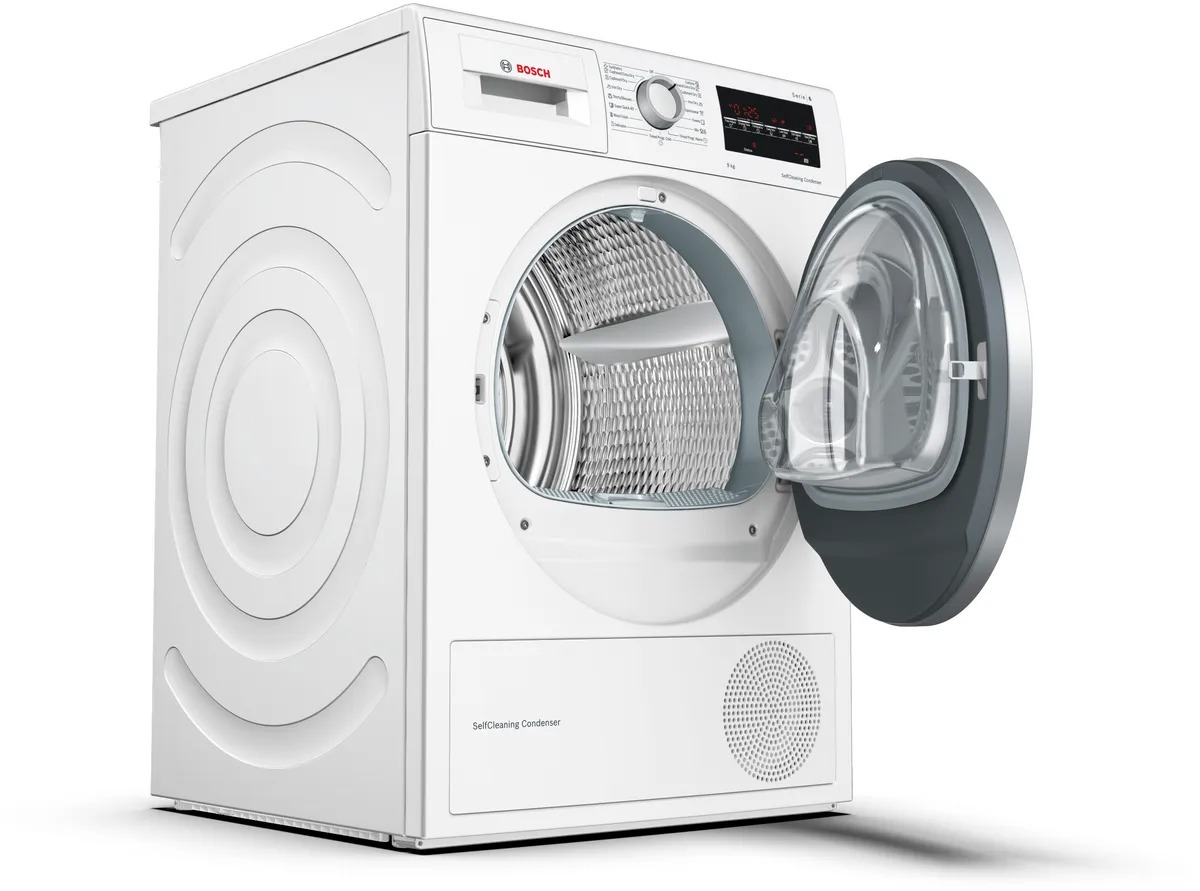 Máy sấy Bosch WTW85400SG 9 kg ,  bơm nhiệt nhập Ba Lan