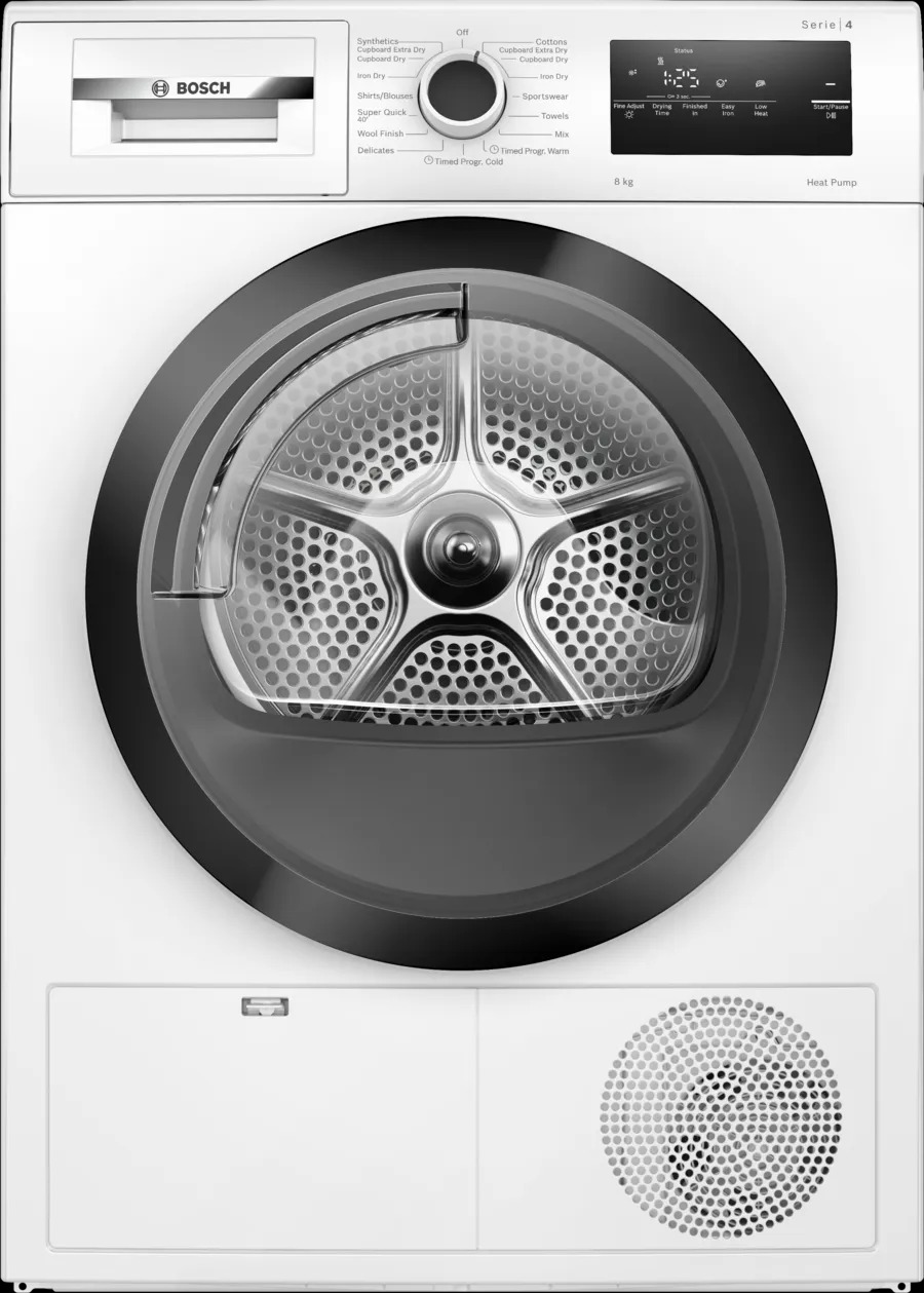 Máy sấy Bosch WTH85008SG bơm nhiệt 8kg