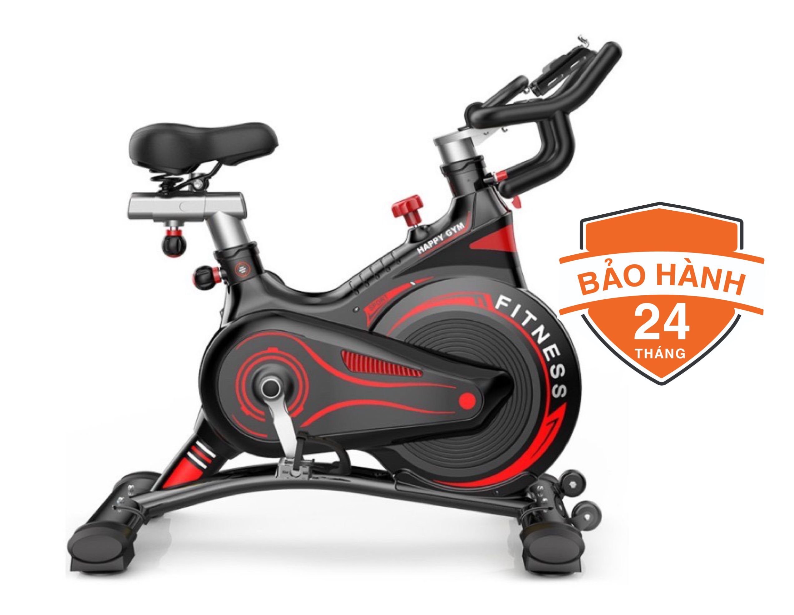Xe đạp tập thể dục Fitness EXE-508 bánh đà kháng từ,chính hãng kèm đồng hồ đo nhịp tim