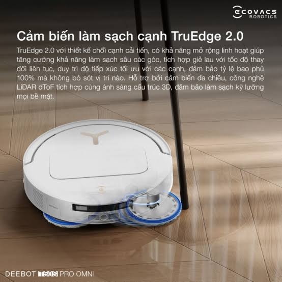 Robot hút bụi lau nhà Ecovacs Deebot T50S PRO OMNI