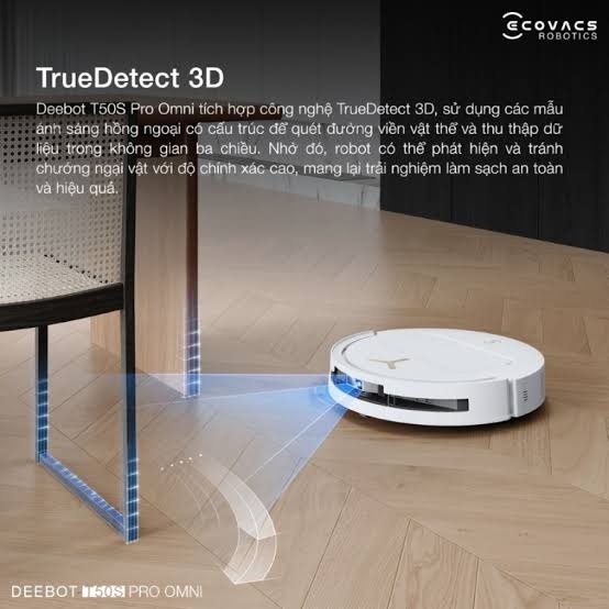 Robot hút bụi lau nhà Ecovacs Deebot T50S PRO OMNI